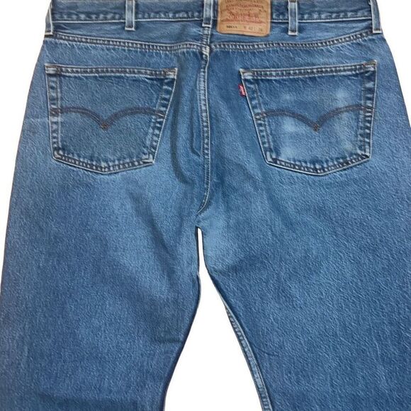 Vintage 501 Button Fly Levi’s Blue Jeans Men size 40 - Picture 4 of 10